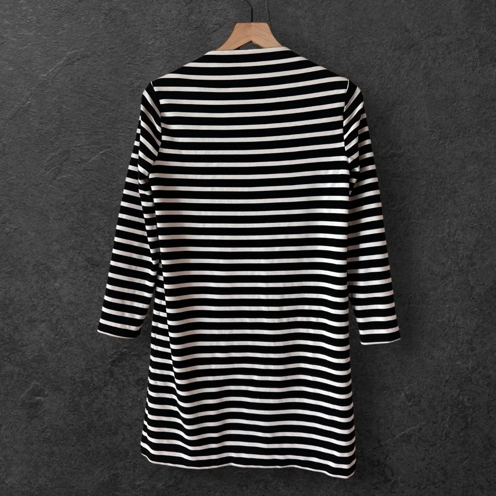 Kate Spade Broome Street Stripe Everyday Shift Dress Black Size XS